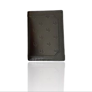 Christian Dior Leather Black Monogram Wallet Men’s